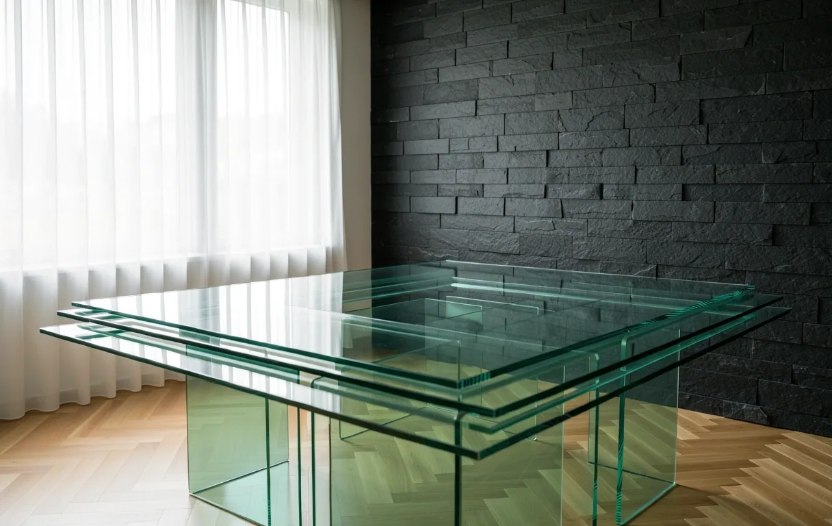 Nordic arkitektonisk glas og sten